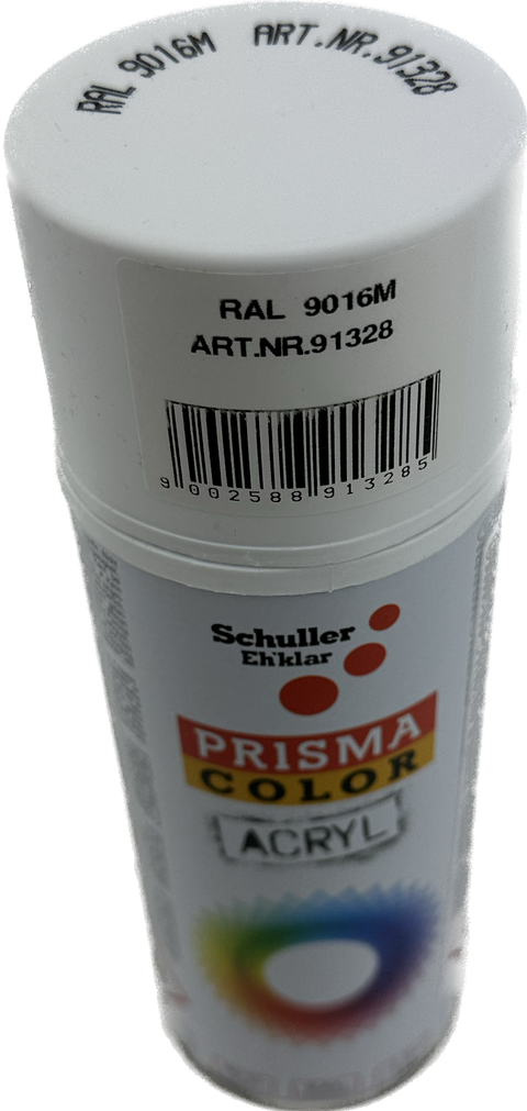 Schuller Spraymaling - RAL 9016 TRAFIKHVID